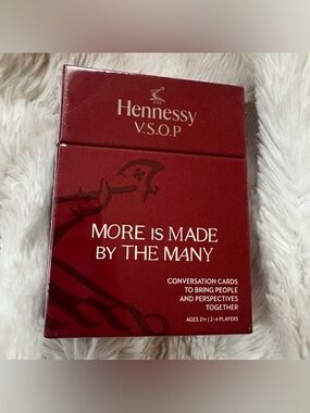 NWT Hennessy V.S.O.P Red Conversation Cards